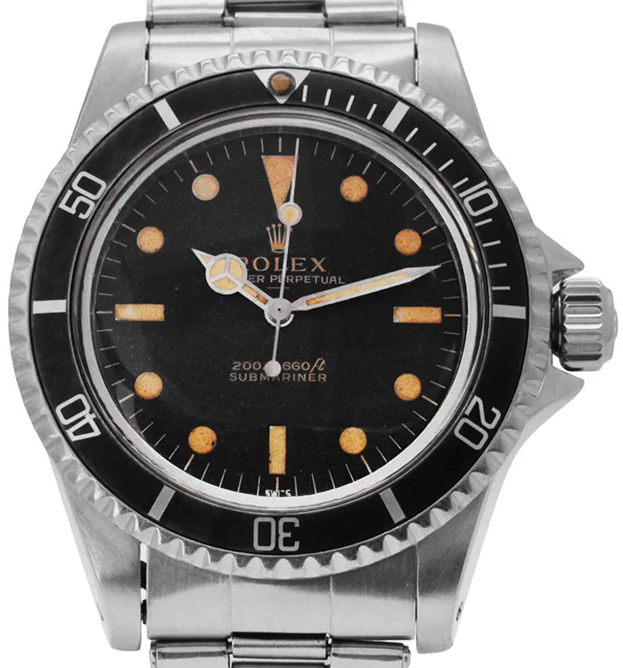 Rolex Submariner 5512 40mm Steel Patinated 1