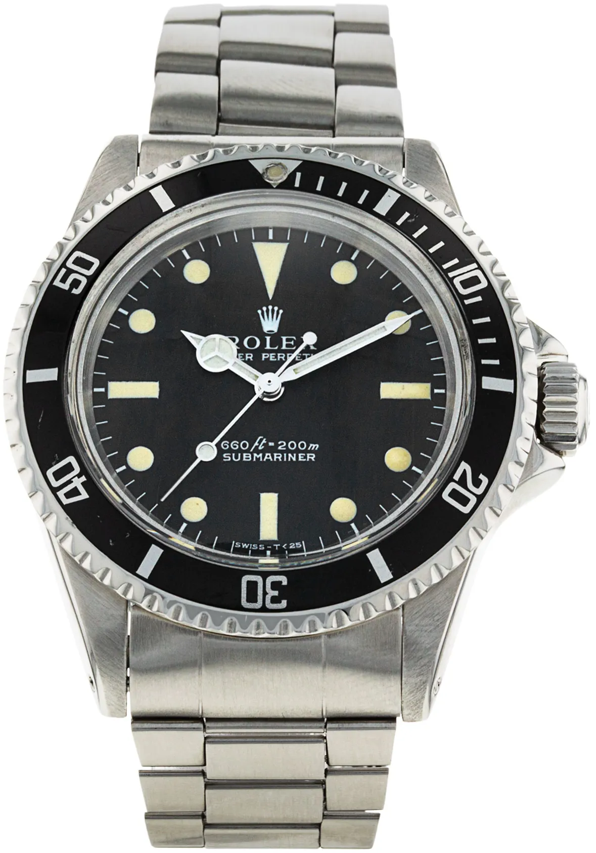 Rolex Submariner 5513 40mm Stainless steel Black