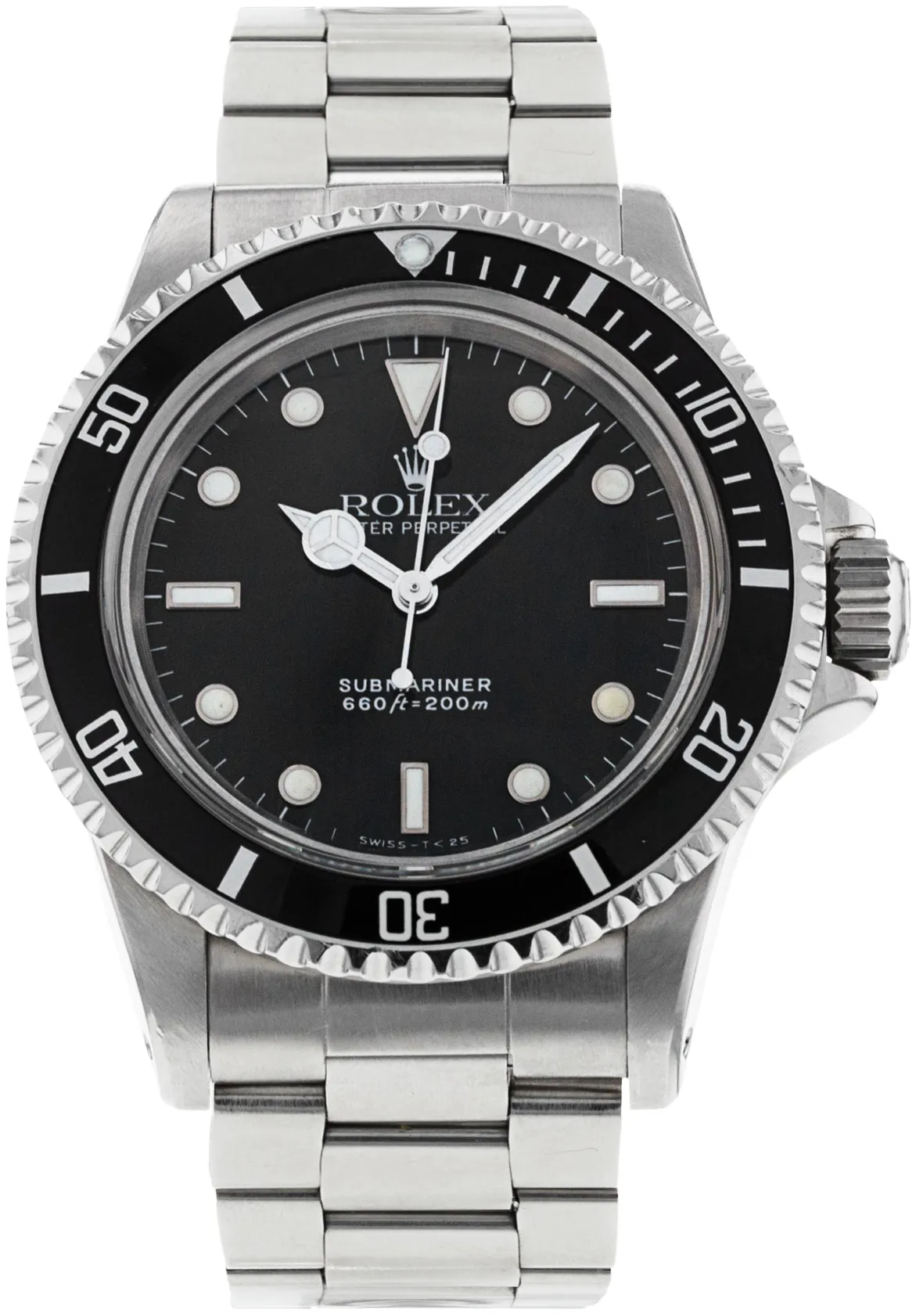 Rolex Submariner 5513 40mm Stainless steel Black