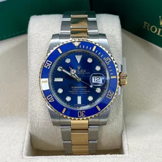 Rolex Submariner 116613LB-0005 Yellow gold and Stainless steel Blue