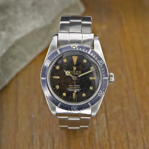 Rolex Submariner 5508 37mm Stainless steel Black