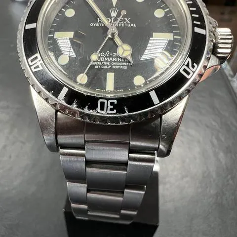 Rolex Submariner (No Date) 5512 40mm Stainless steel Black 5