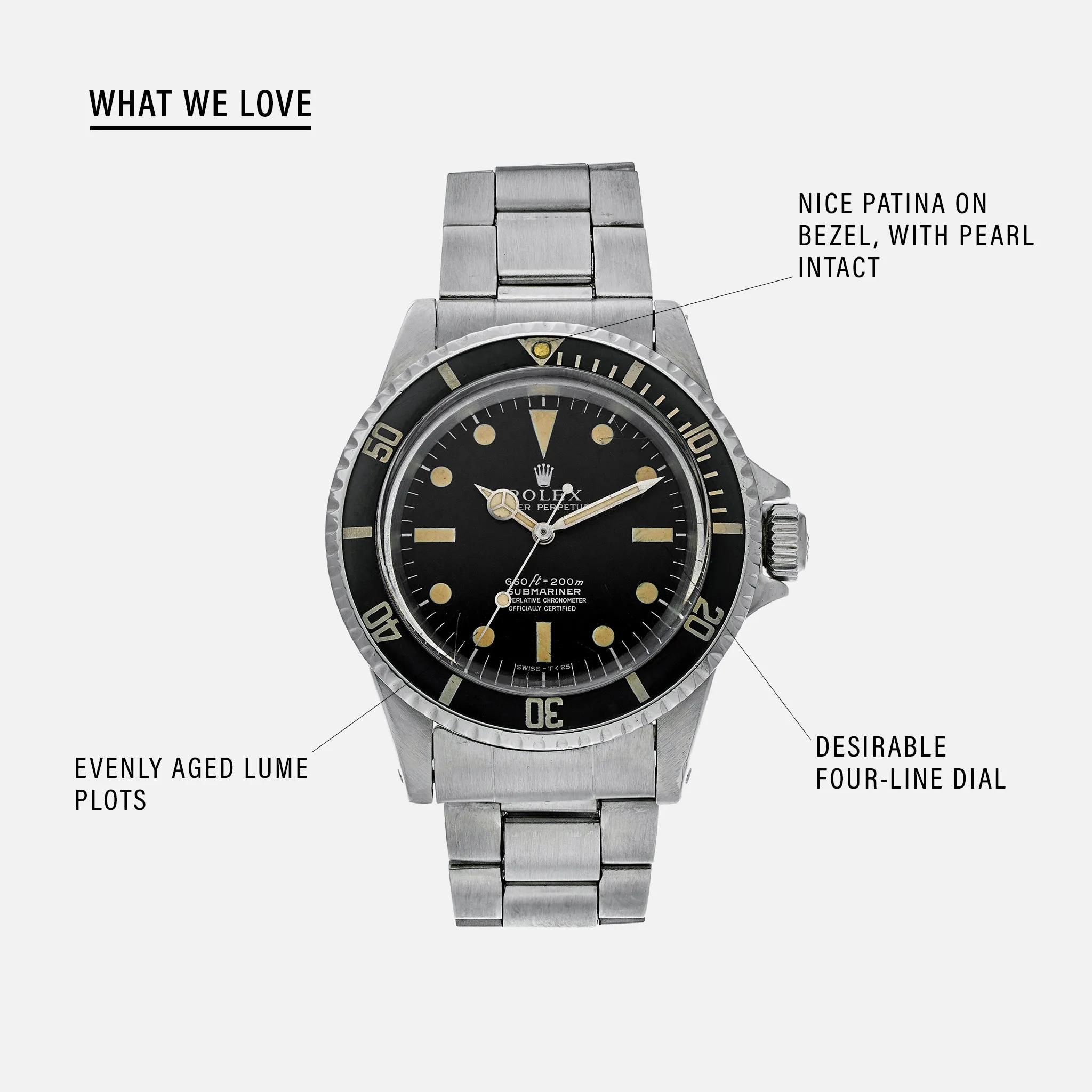 Rolex Submariner 5512 39.5mm Stainless steel Patina 7