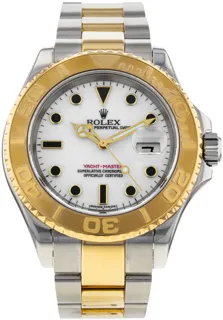 Rolex Yacht-Master 40 16623 Yellow gold and Stainless steel White