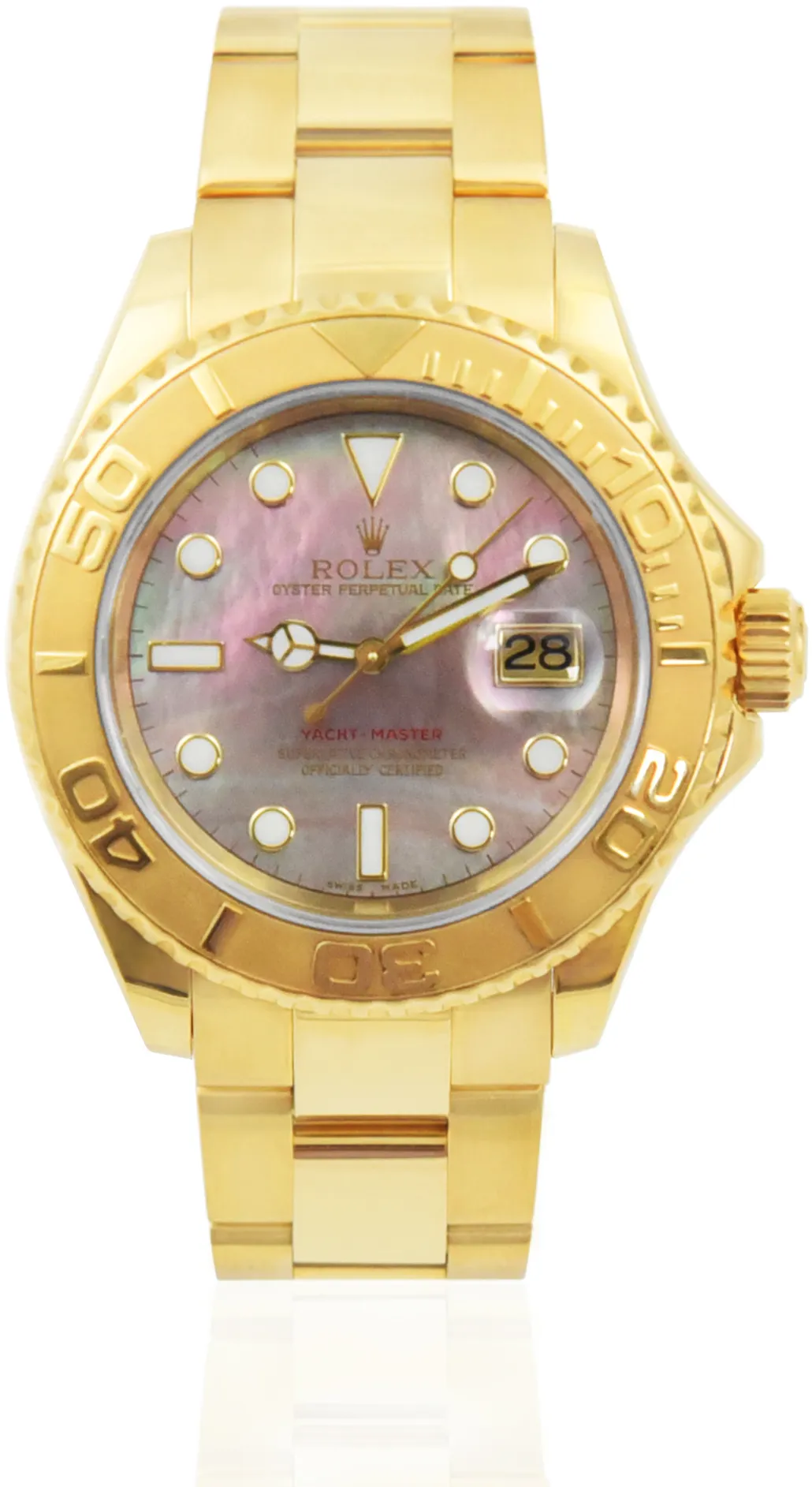 Rolex Yacht-Master 40 16628B 40mm Yellow gold Diamond and Sapphire