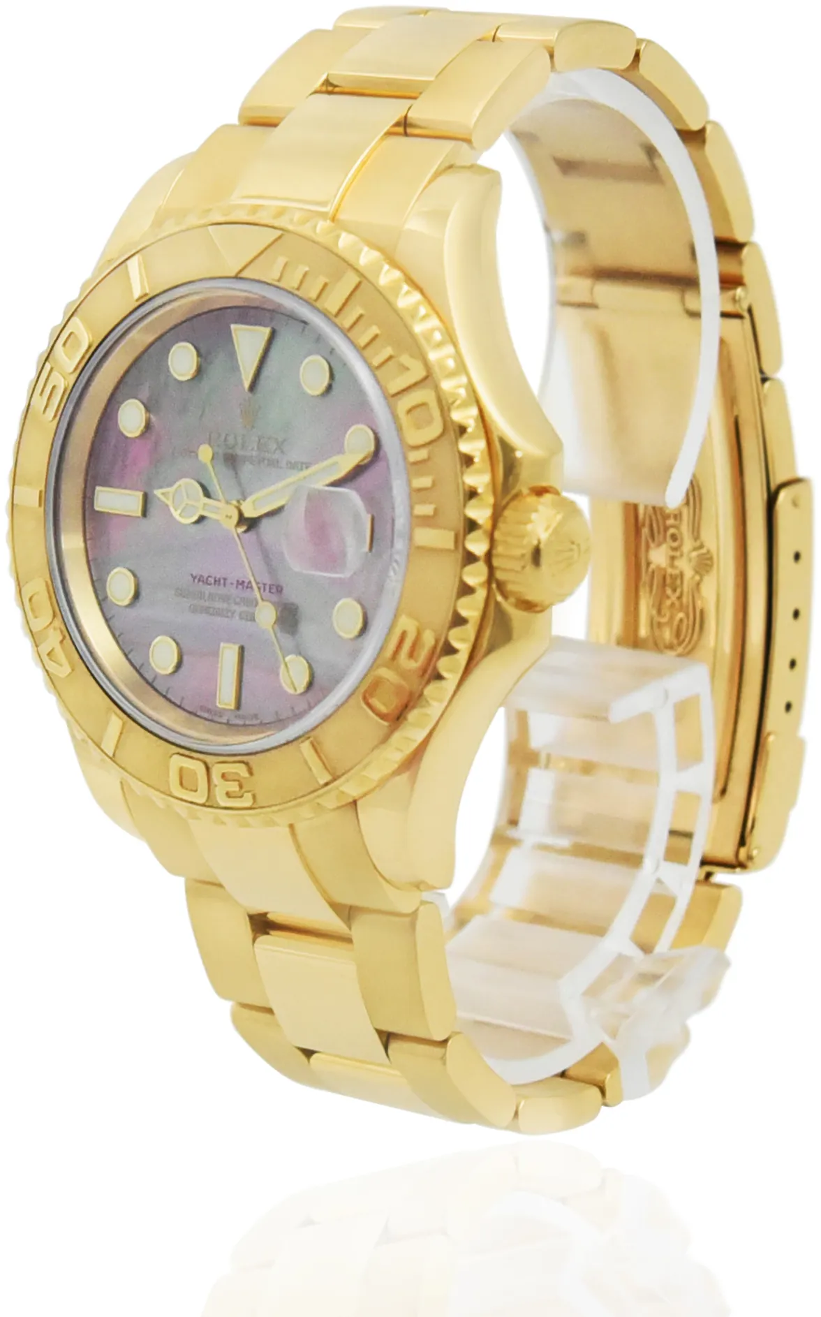 Rolex Yacht-Master 40 16628B 40mm Yellow gold Diamond and Sapphire 3