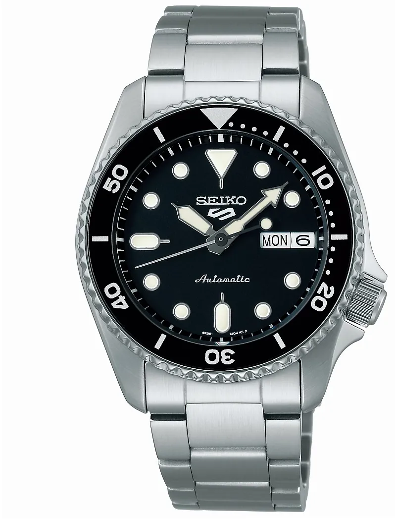 Seiko 5 Sports SRPK29K1 38mm Stainless steel Black