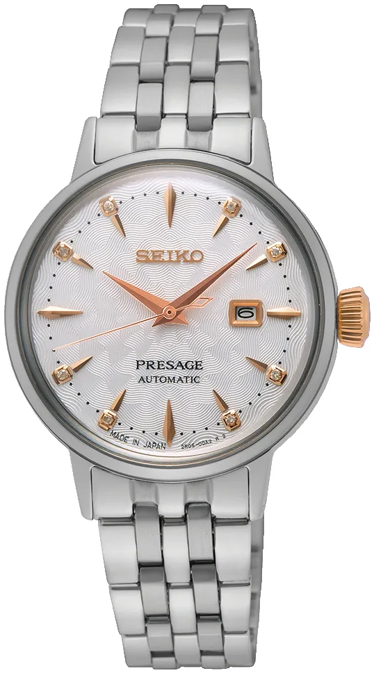 Seiko Presage SRE009J1 30.28mm Stainless steel White enamel