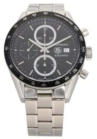 TAG Heuer Carrera Calibre 16 CV2010-4 41mm Stainless steel Black