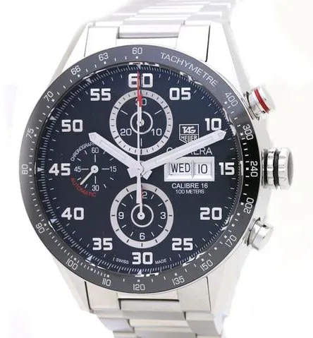 TAG Heuer Carrera CV2A1R.BA0799 43mm Stainless steel Black