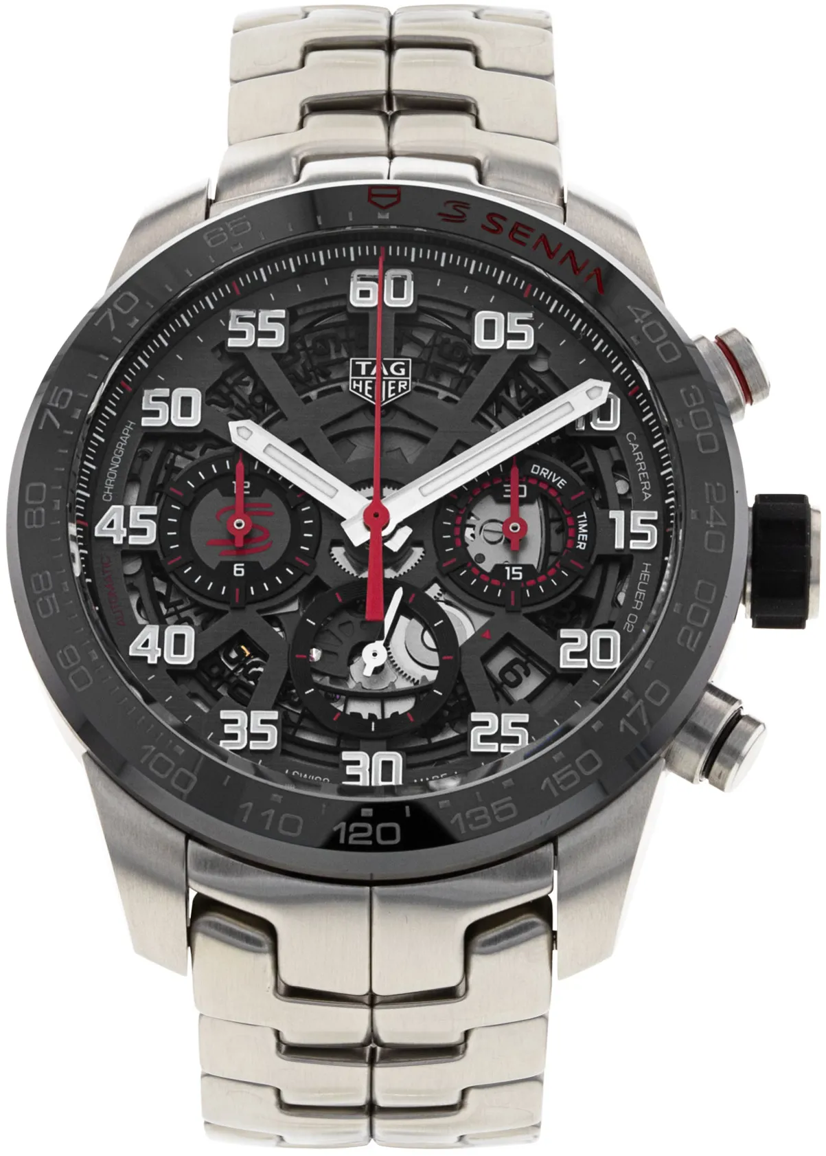 TAG Heuer Carrera CBG2013.BA0657 43mm Steel Skeleton