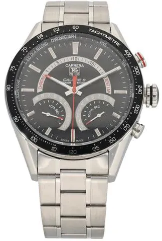 TAG Heuer Carrera CV7A10 43mm Stainless steel Black