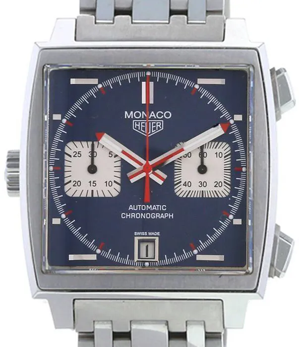 TAG Heuer Monaco CAW211A 38mm Stainless steel Blue