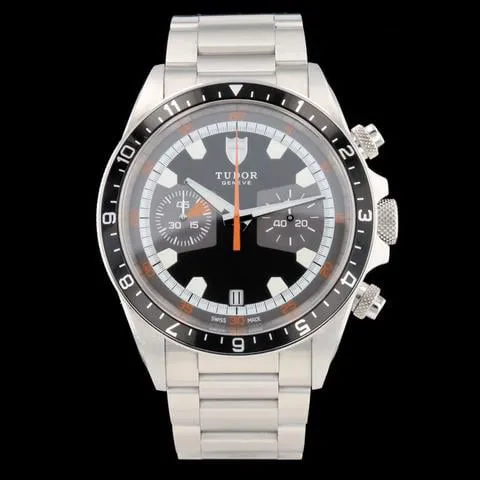 Tudor Heritage Chrono 70330N 42mm Stainless steel Black