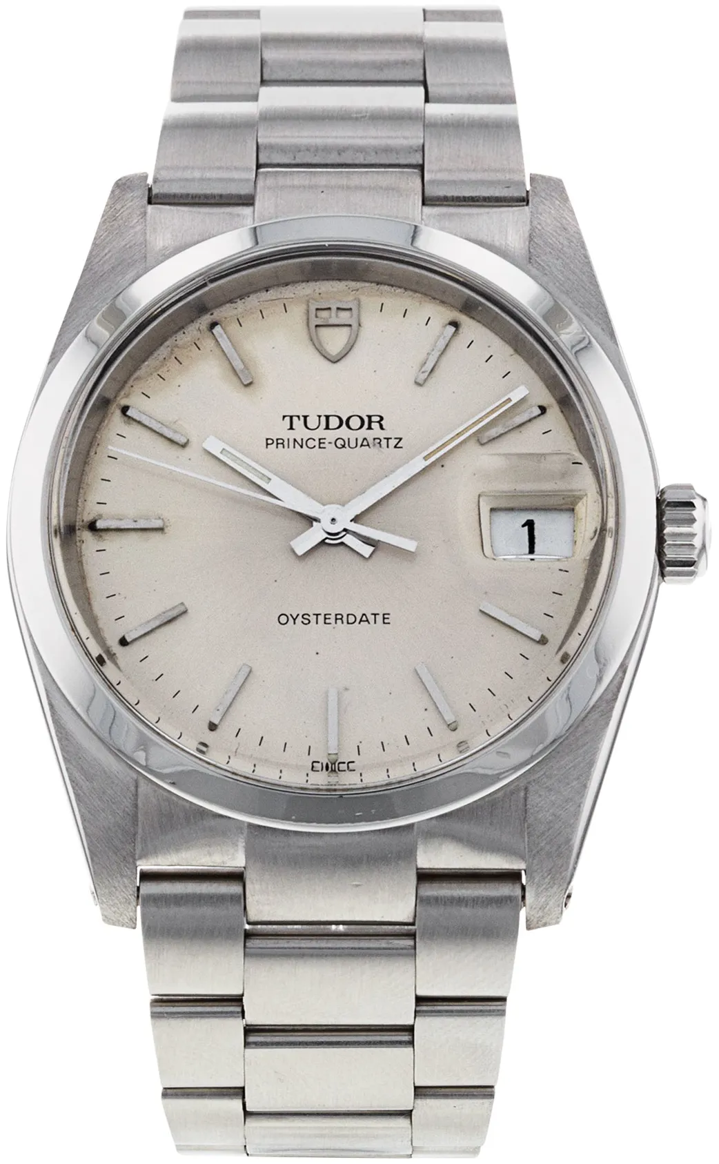 Tudor Prince Oysterdate 91520 34mm Stainless steel Silver Baton