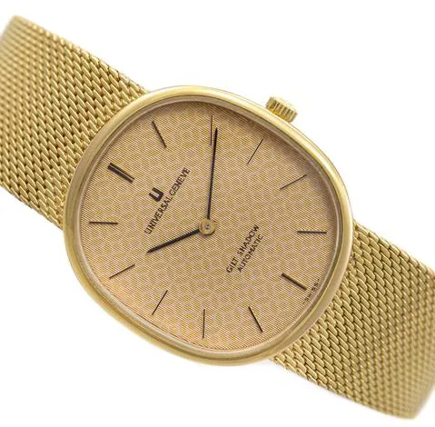 Universal Genève Microtor 31.5mm Yellow gold and Stainless steel Gold