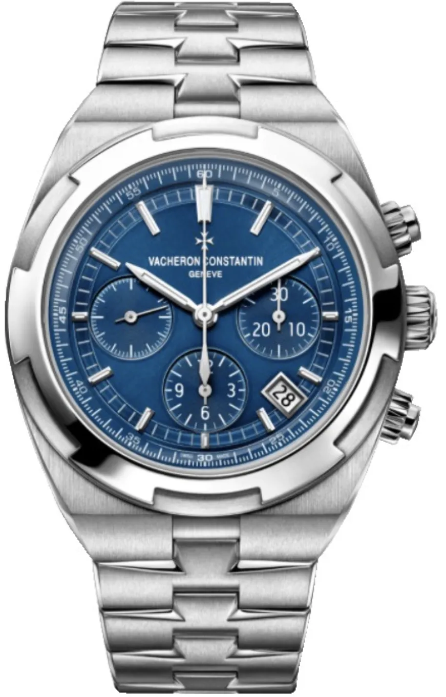 Vacheron Constantin Overseas Chronograph 5500V/110A-B148 42mm Stainless steel Blue