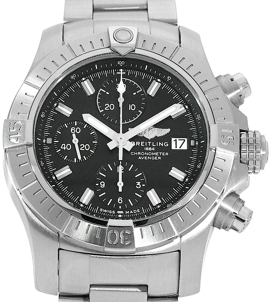 Breitling Avenger A13385 43mm Edelstahl Schwarz