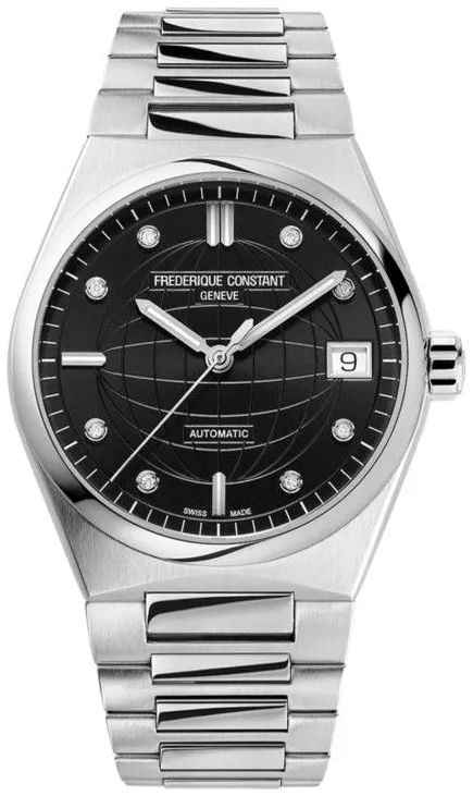 Frédérique Constant 34mm Acier Noir