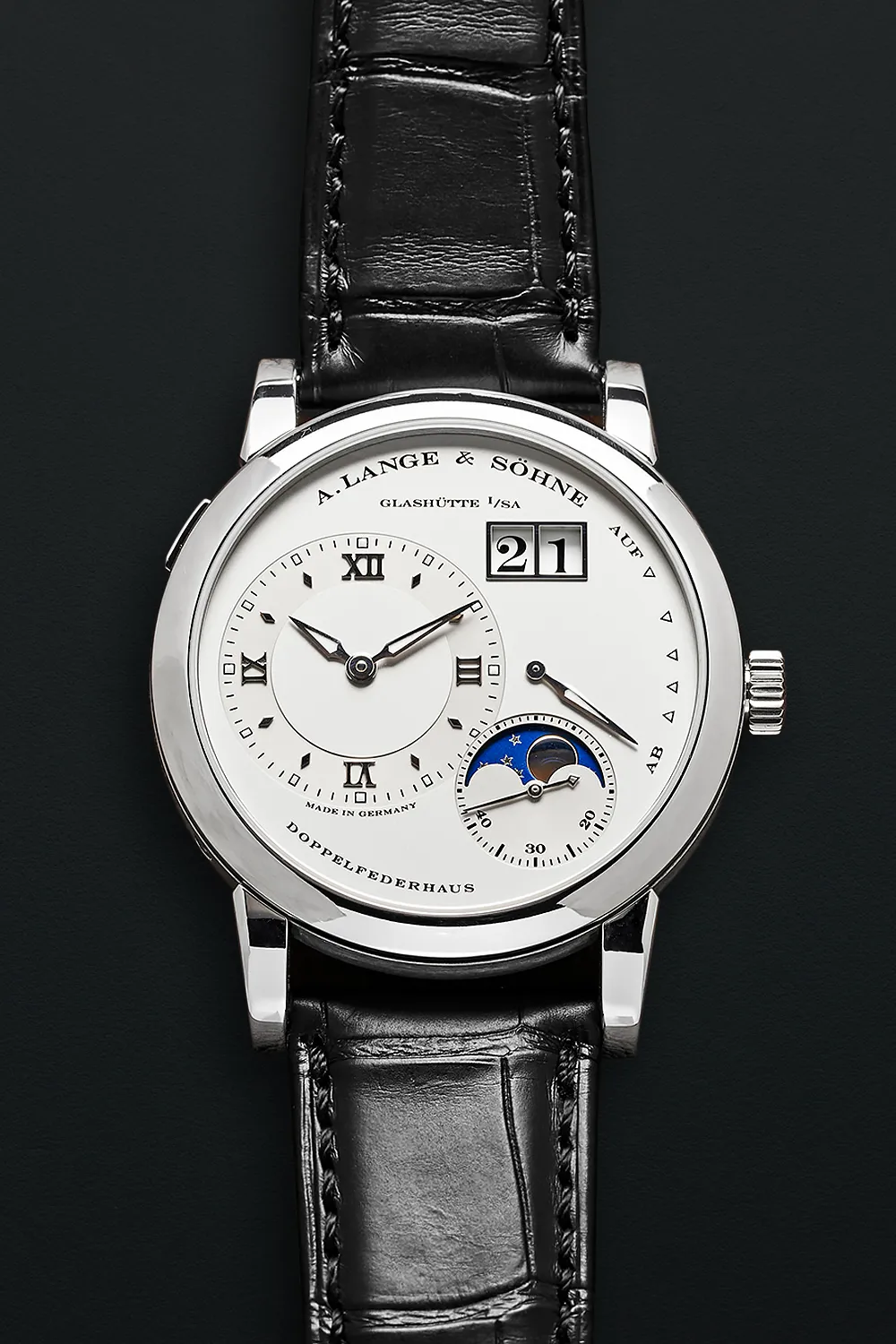 A. Lange & Söhne Lange 1 109.025 38.5mm Platinum Silver