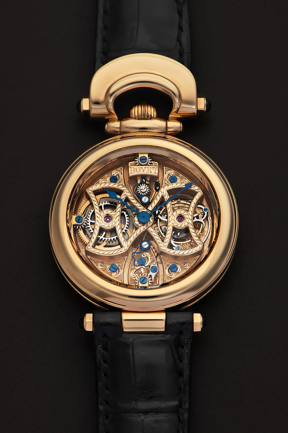 Bovet Amadeo Fleurier CP0130 39mm Rose gold and Yellow gold Skeletonized