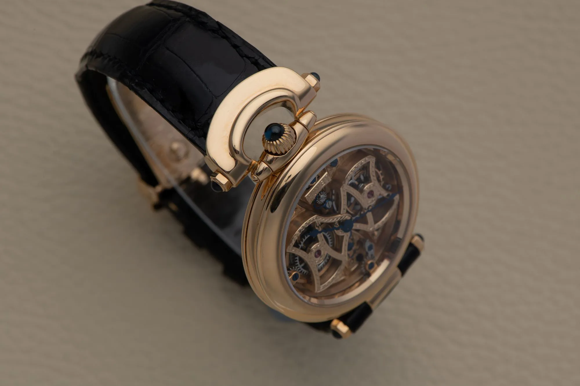 Bovet Amadeo Fleurier CP0130 39mm Rose gold and Yellow gold Skeletonized 7