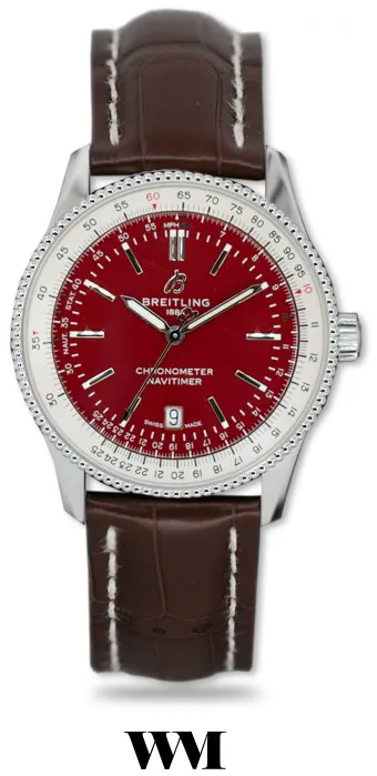 Breitling Navitimer A173265A1K1P2 41mm Stainless steel Red