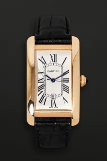 Cartier Tank Américaine 2329 Yellow gold White