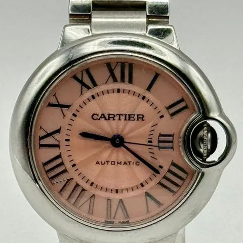 Cartier Ballon Bleu 3489 33mm Stainless steel Rose