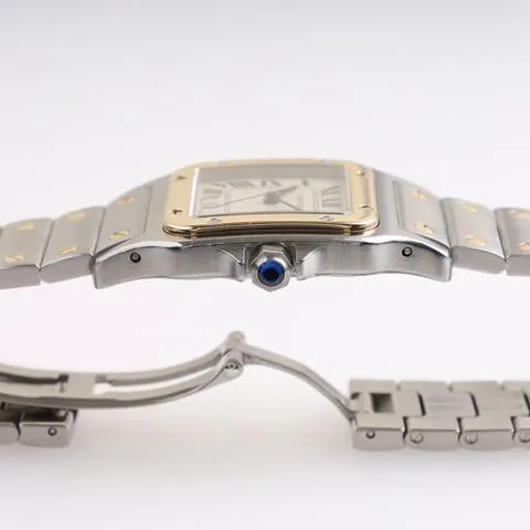 Cartier Santos W20011C4 29.2mm Yellow gold and Stainless steel White 6