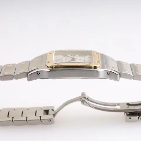 Cartier Santos W20011C4 29.2mm Yellow gold and Stainless steel White 7