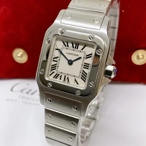 Cartier Santos W20056D6 24mm Stainless steel Silver