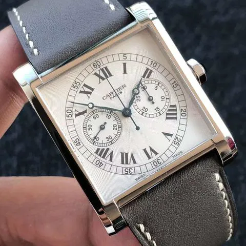 Cartier Tank 34mm White gold