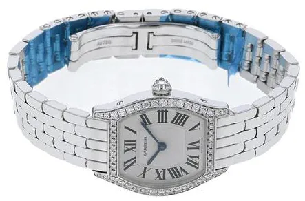 Cartier Tortue WA501011 30mm White gold Silver 1