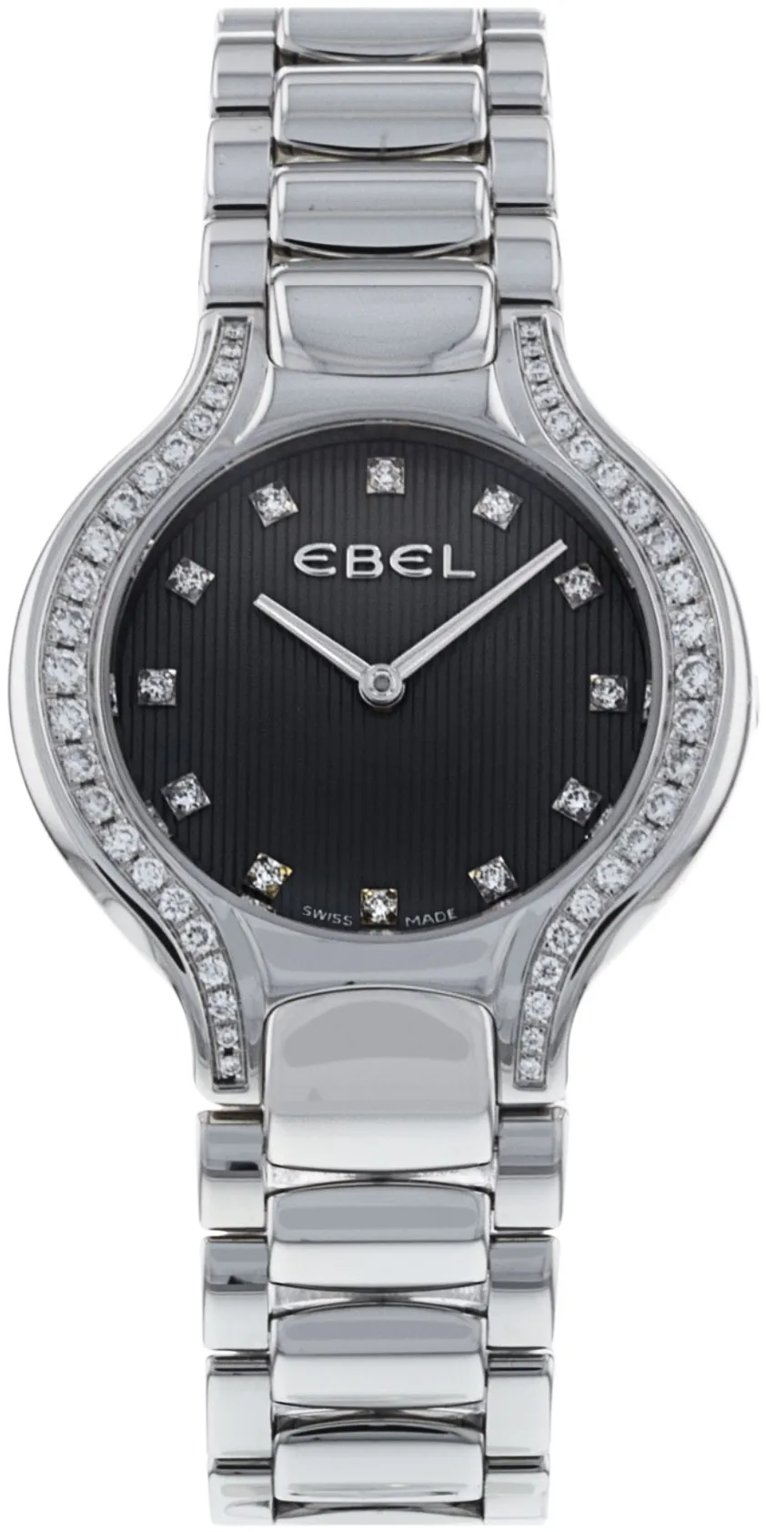 Ebel Beluga 1215867 26mm Steel Black Diamond
