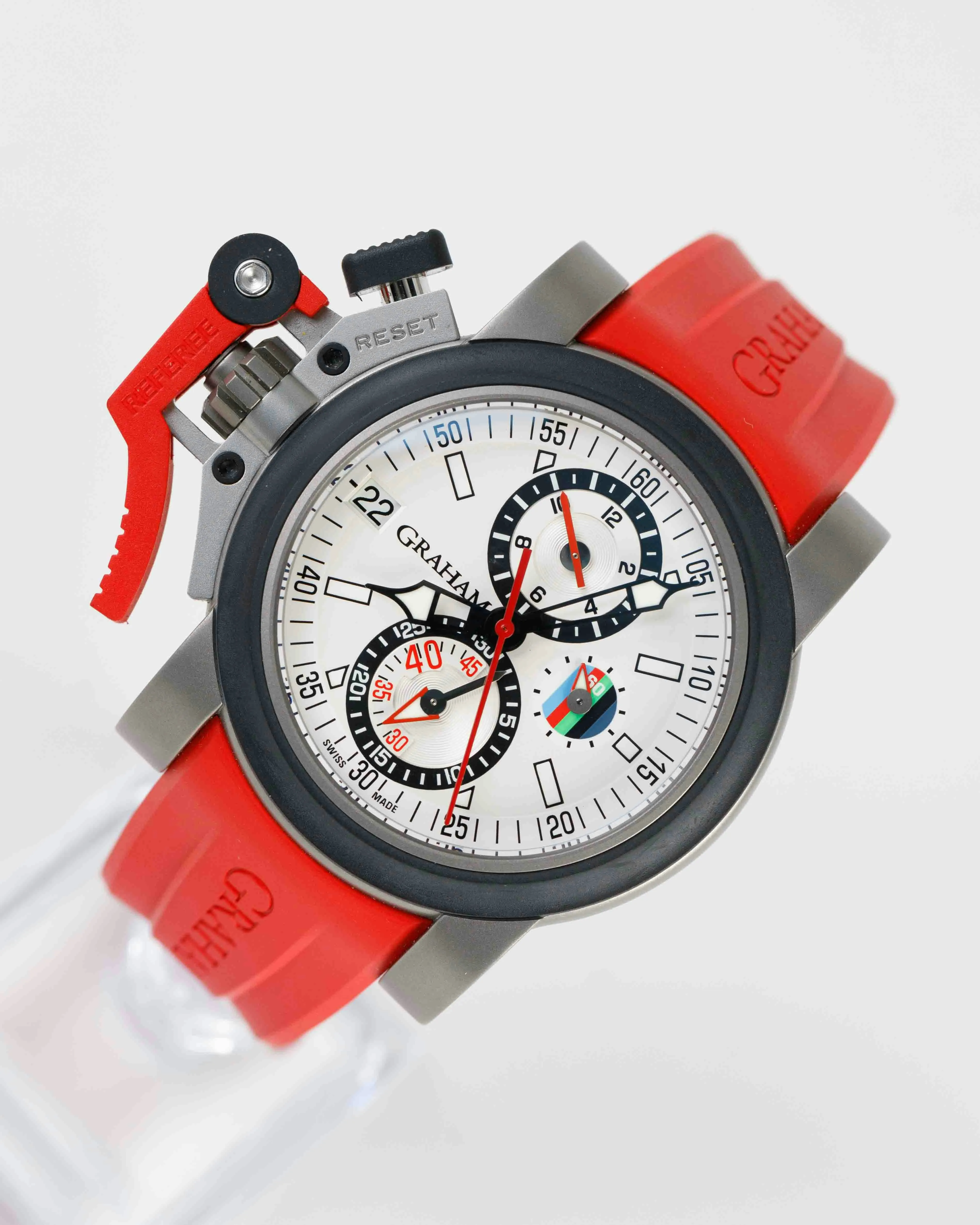 Graham Chronofighter Oversize 20VKK.S07A.K70T 44mm Titanium White 18