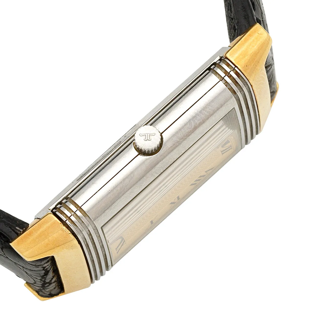 Jaeger-LeCoultre Reverso 140.251.5 23mm Steel & gold Champagne 5
