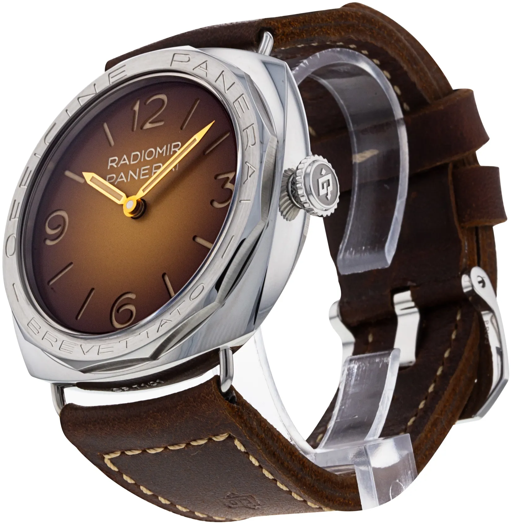 Panerai Radiomir PAM 00687 47mm Stainless steel Brown 1