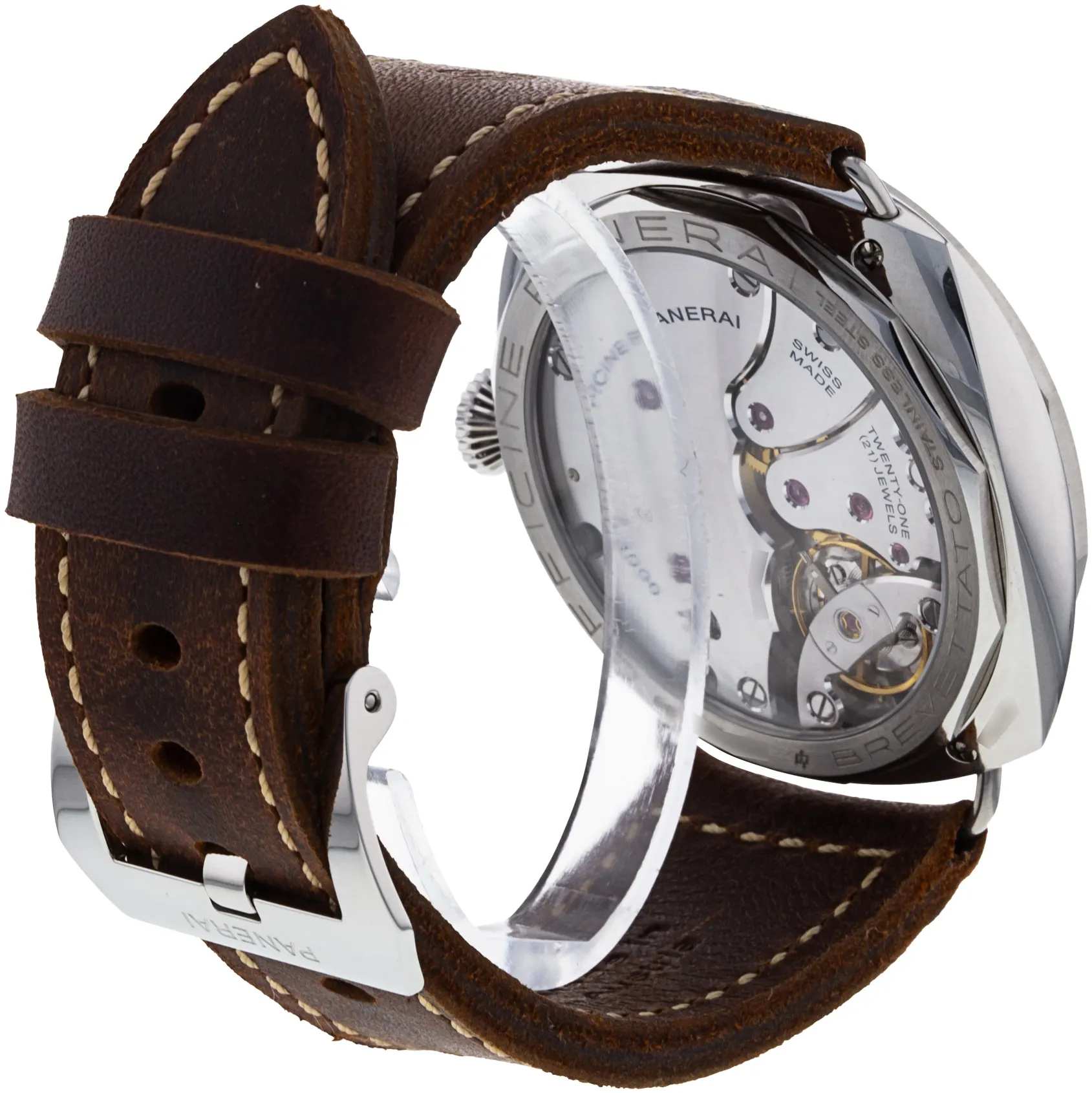 Panerai Radiomir PAM 00687 47mm Stainless steel Brown 2