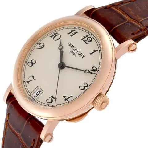 Patek Philippe Perpetual Calendar 5053R-001 36mm Rose gold Champagne 7