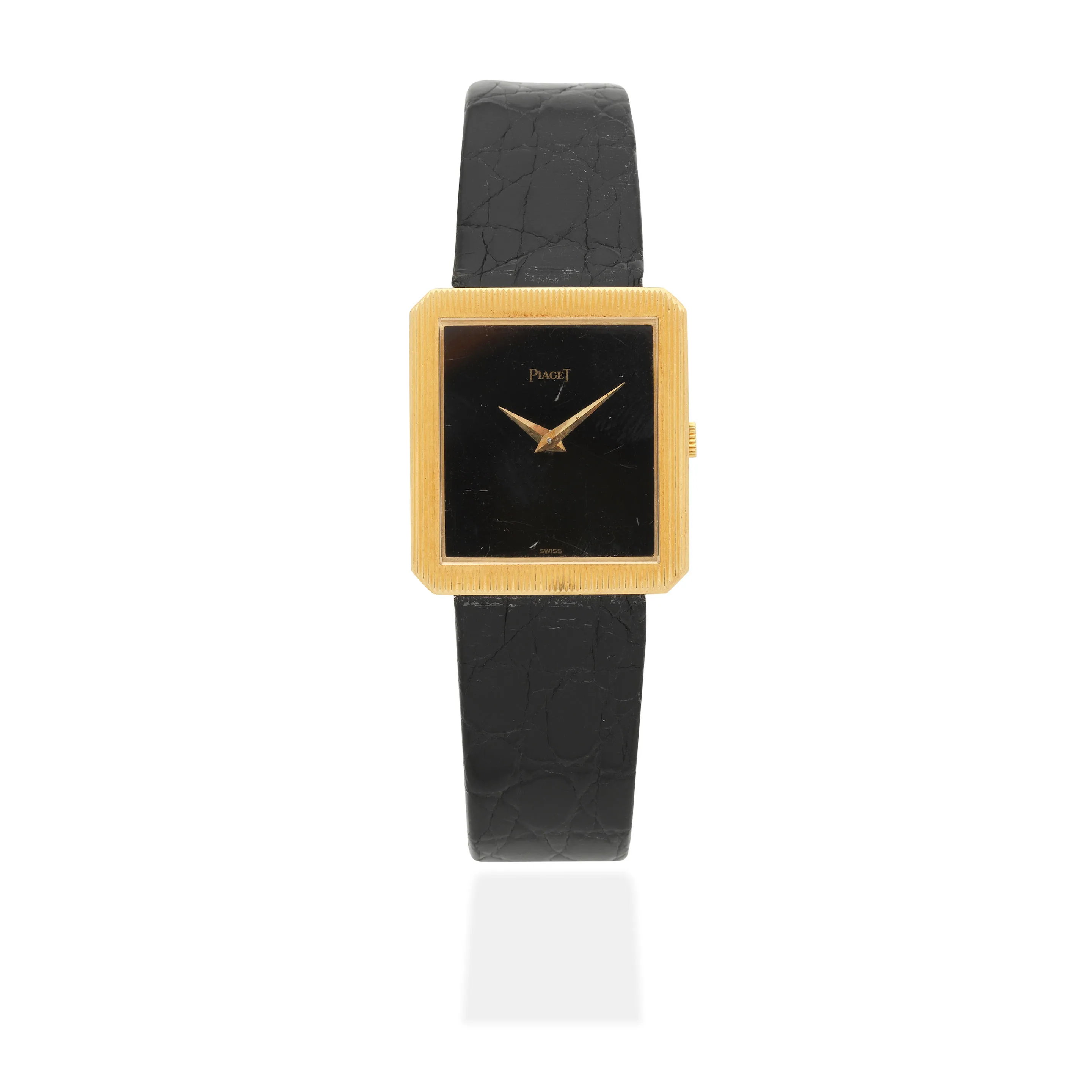 Piaget 9154 25mm Yellow gold Black