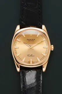 Rolex Cellini Danaos 4243 White gold Golden