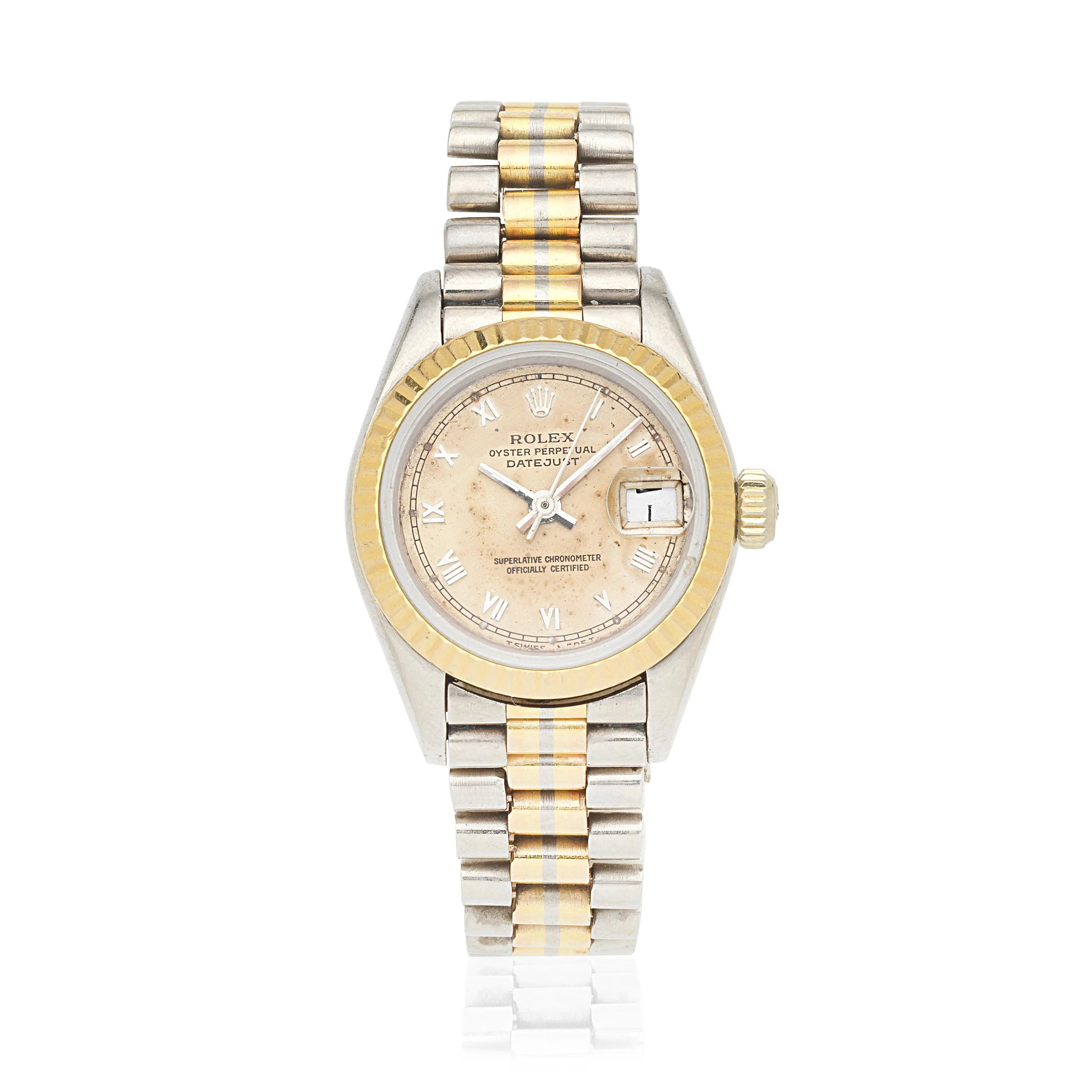 Rolex Datejust 69179B 24mm Tricolored gold Champagne