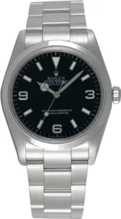 Rolex Explorer 114270 Stainless steel Black Quarter Arabic