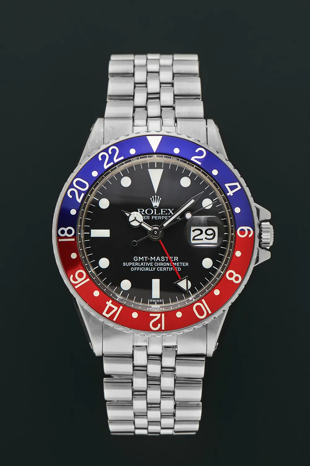 Rolex GMT-Master 1675 39mm Stainless steel Black