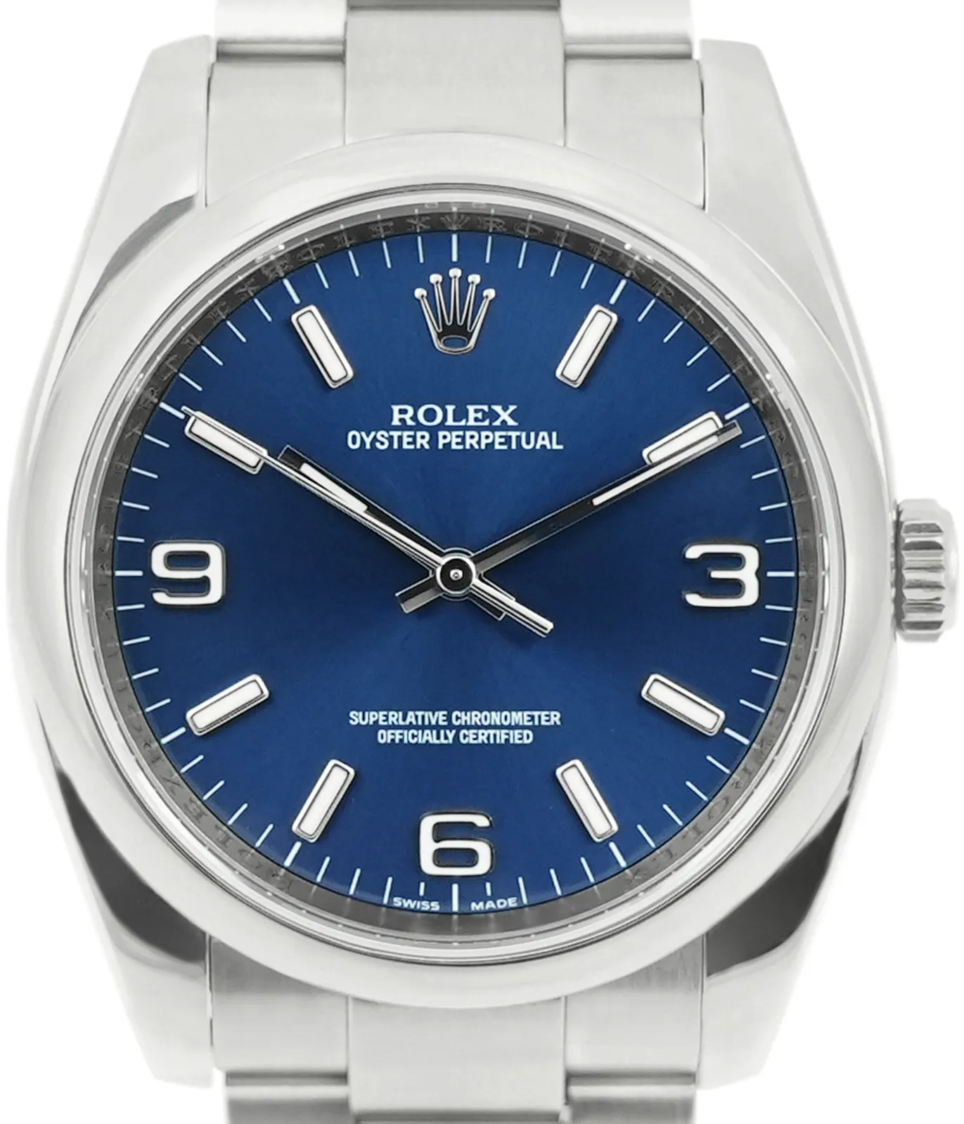 Rolex Oyster Perpetual 116000 36mm Stainless steel Blue