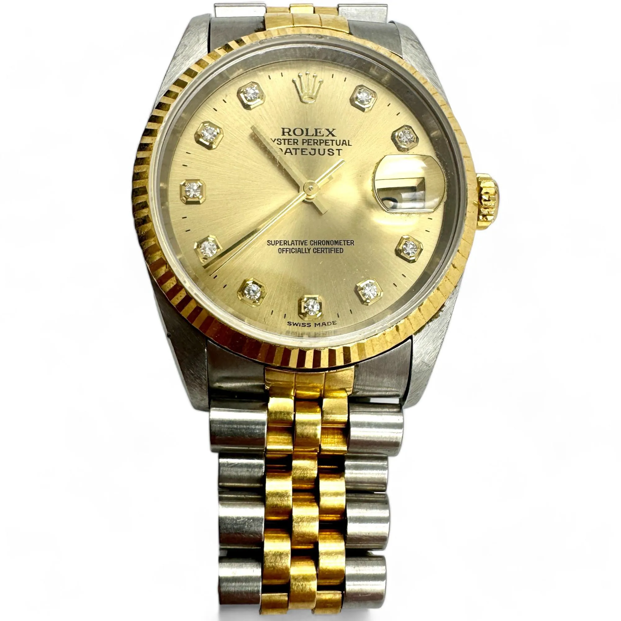 Rolex Datejust 36 16233 36mm Two-tone Champagne 8