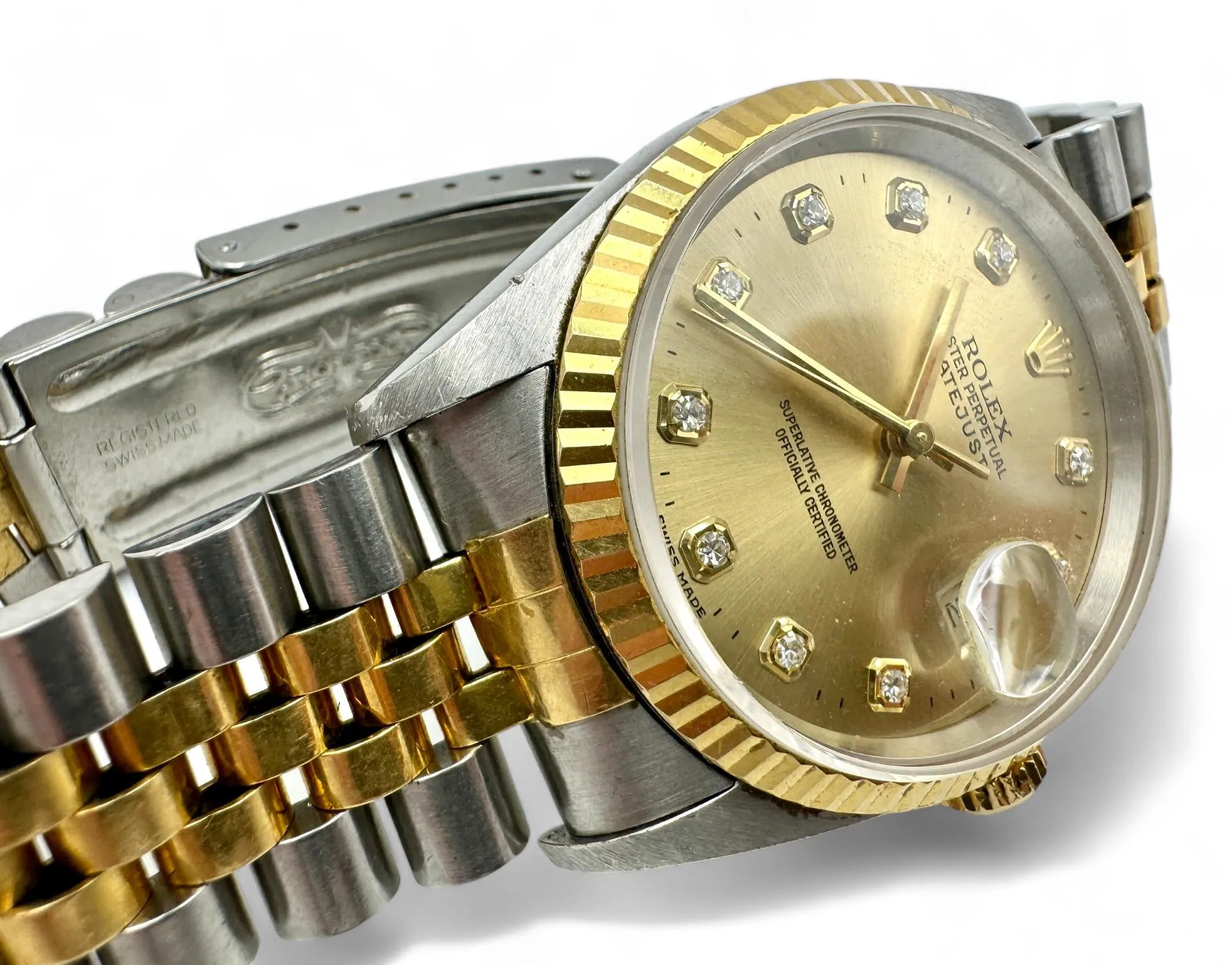 Rolex Datejust 36 16233 36mm Two-tone Champagne 10