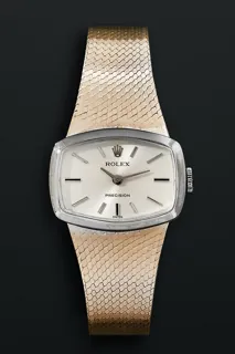 Rolex Precision White gold Silver