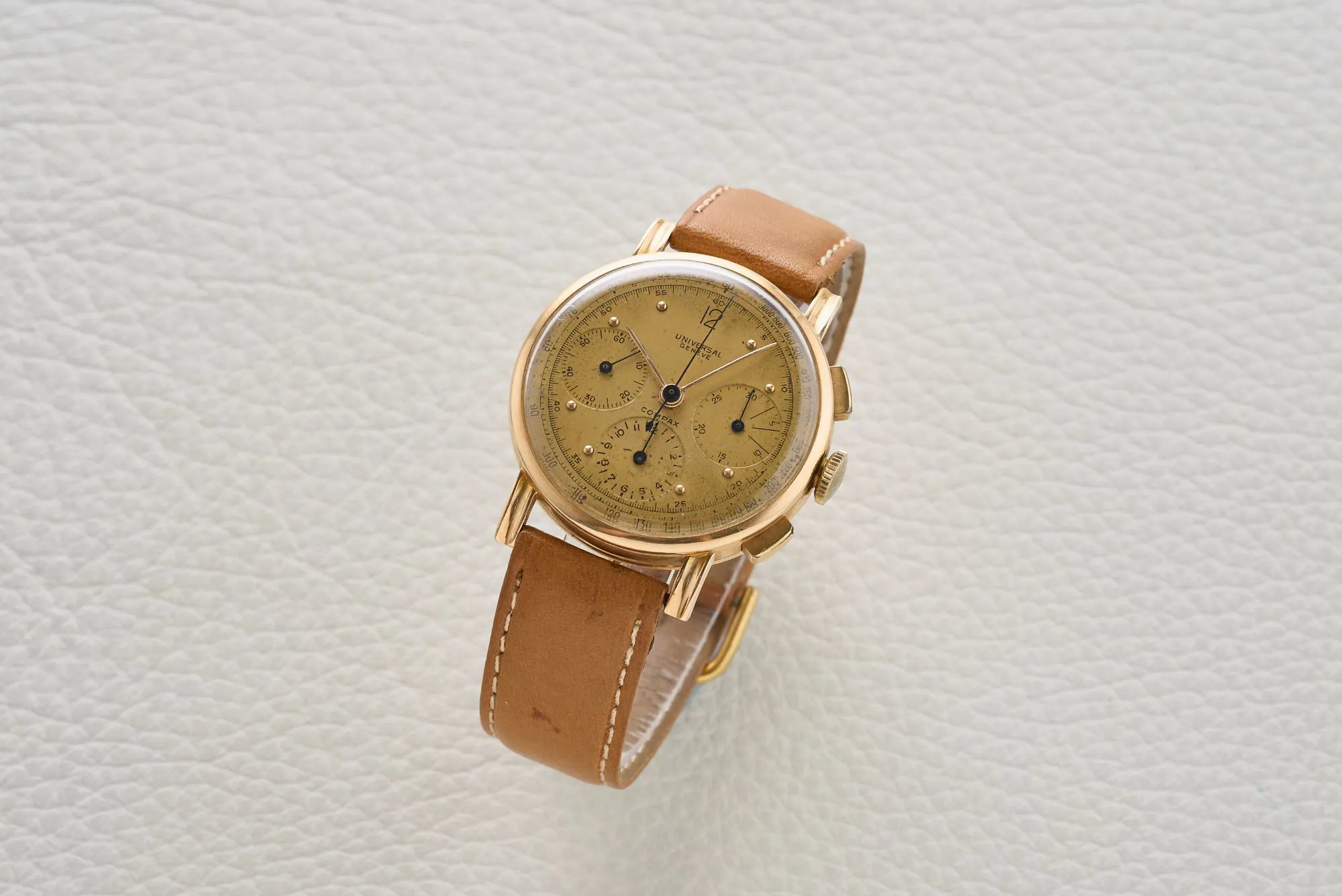 Universal Genève Compax 36.5mm Yellow gold Gold-coloured 1